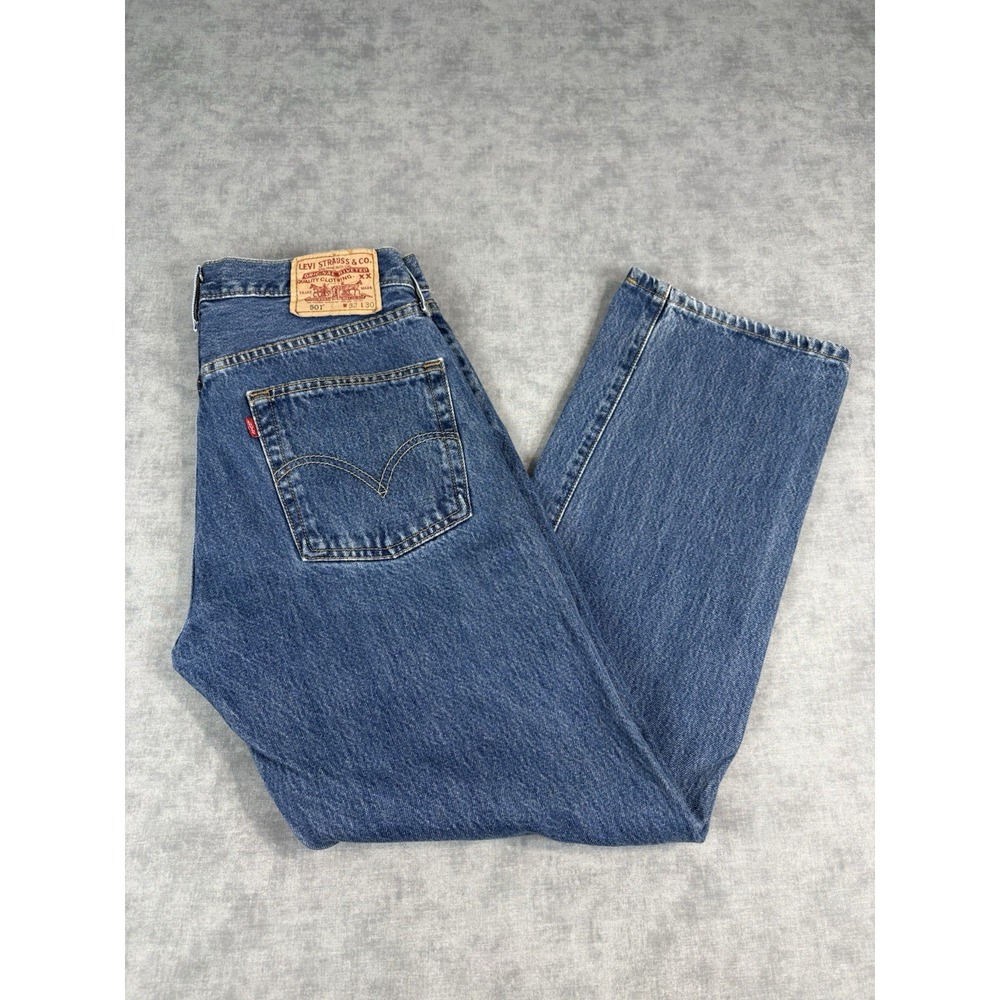 Levi's 501 Original Fit Button Fly Jeans Made In Colombia 32x30 2005 EUC